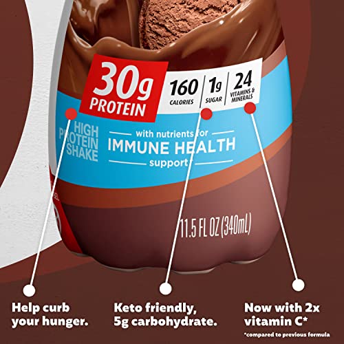 Premier Protein Shake Café Latte, 30g Protein, 11.5 fl oz, 12 Pack B4466