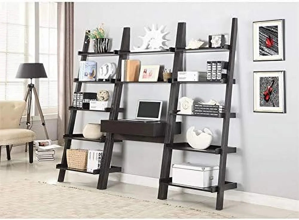 Cappuccino Wall Leaning Ladder Writing Desk H649237
