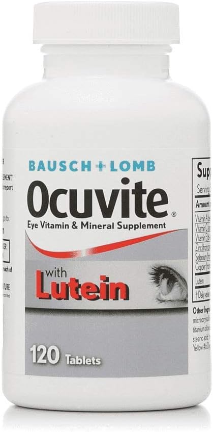 Bausch & Lomb Ocuvite Eye Vitamin & Mineral Supplement with Lutein, 240 Tablets H9587