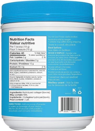 Vital Proteins Unflavoured Collagen Peptides, 567 g E553529