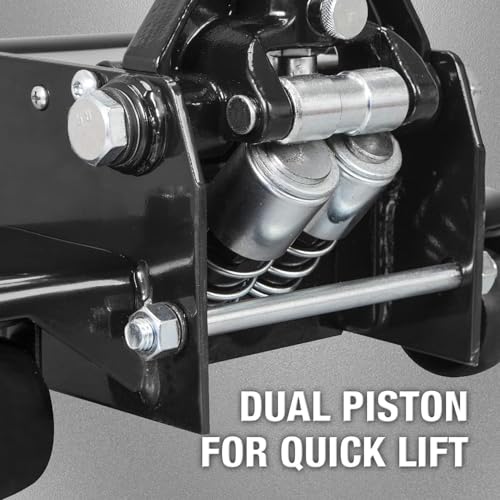 Torin T83505W BlackJack Hydraulic Low Profile Steel Racing Floor Jack, 3 Ton Capacity U93889