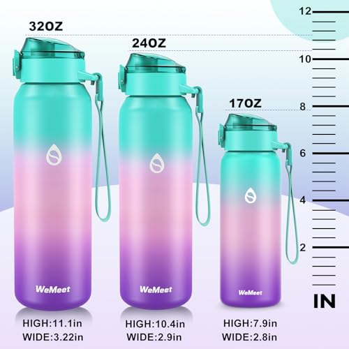 32oz Stainless Steel Insulated Water Bottle with Straw Lid B367