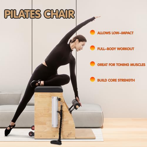 Pilates Chair Reformer Machine for Home Fitness T25777