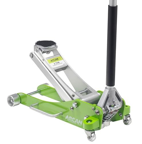 ARCAN Tools 3-Ton Quick Rise Aluminum Floor Jack with Dual Pump Pistons I786
