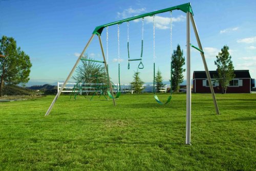 Lifetime Heavy Duty A-Frame Metal Swing Set E3142