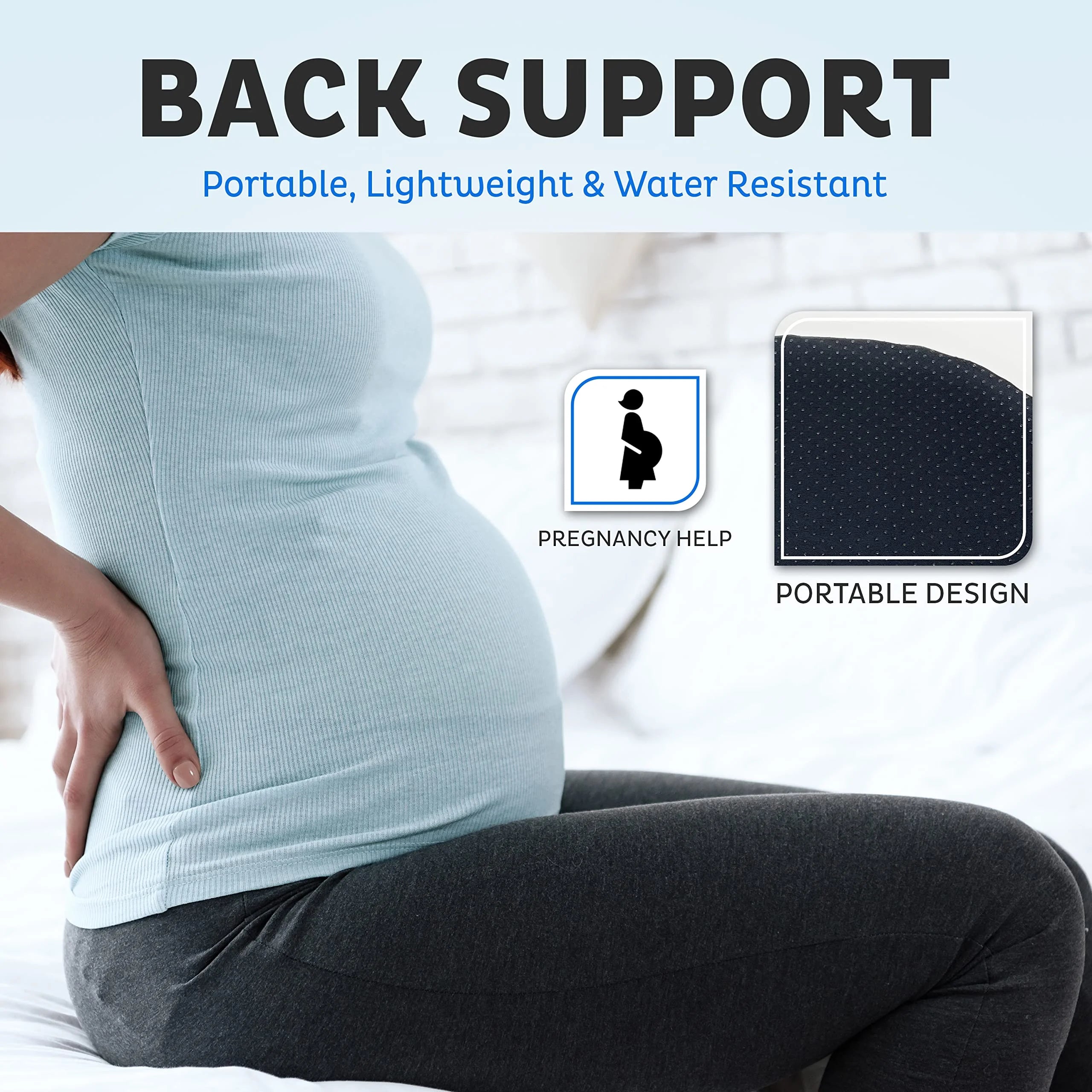 Gel Seat Cushion with Ergonomic Honeycomb Design, Large Size, Removable Washable Cover C7240