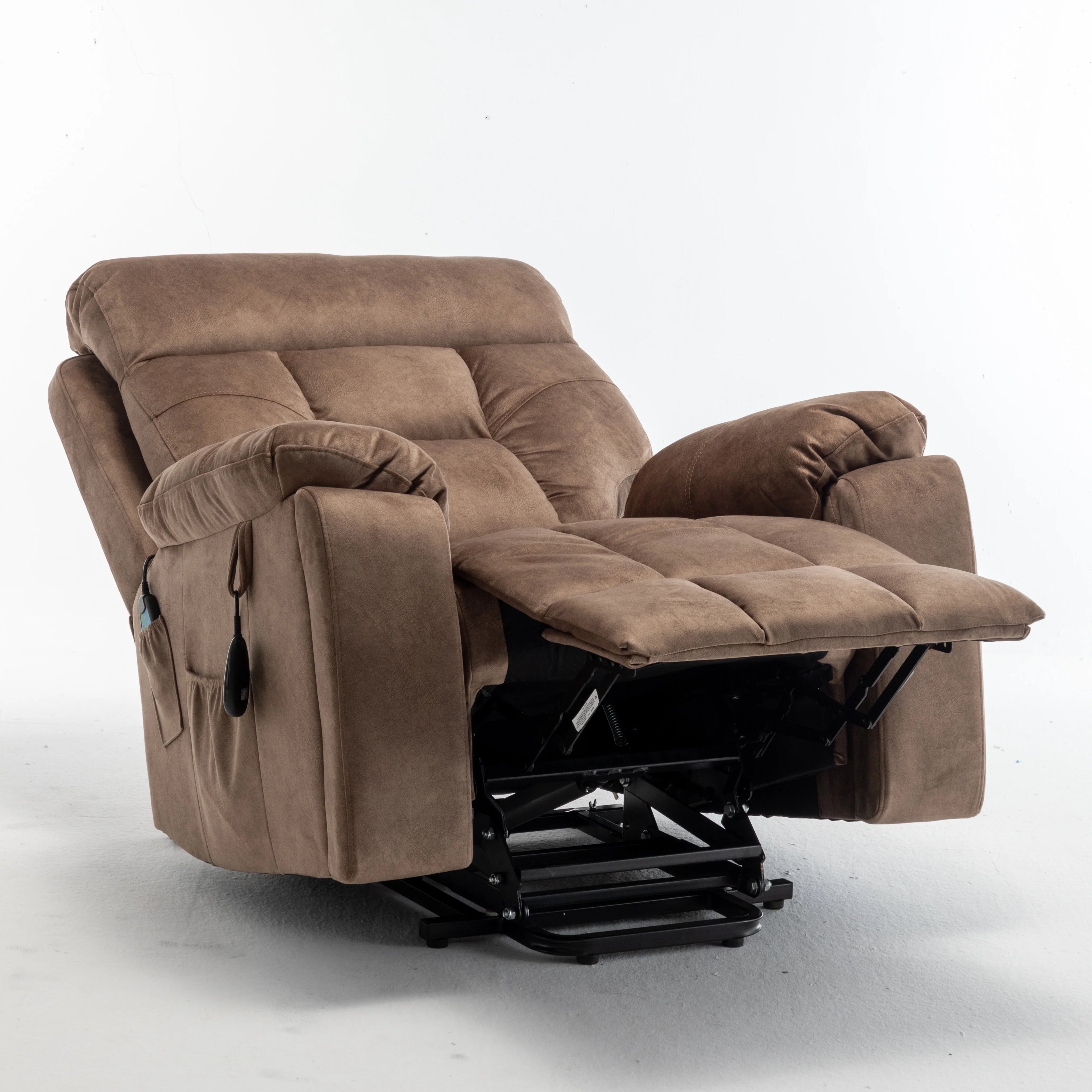 Legahome Power Lift Recliner Chair for Elderly with Heat and Massage, Dark Brown T270145
