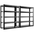 REIBII 48" W Garage Shelving 3000LBS Metal Shelving Heavy Duty Storage Shelves Adjustable Metal Shelf Industrial Pantry Shelves for Warehouse Garage Basement 48" W x 24" D x 72" H