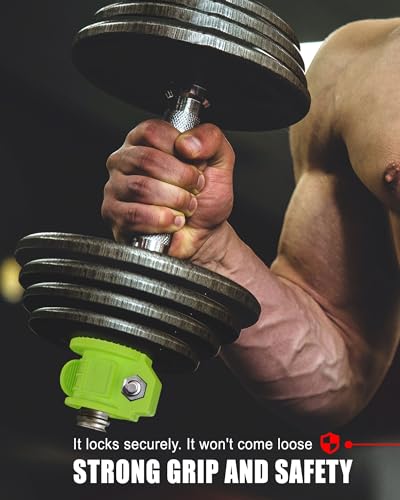 Barbell Clips 1 inch Quick Release Weight Clamps Adjustable Q520
