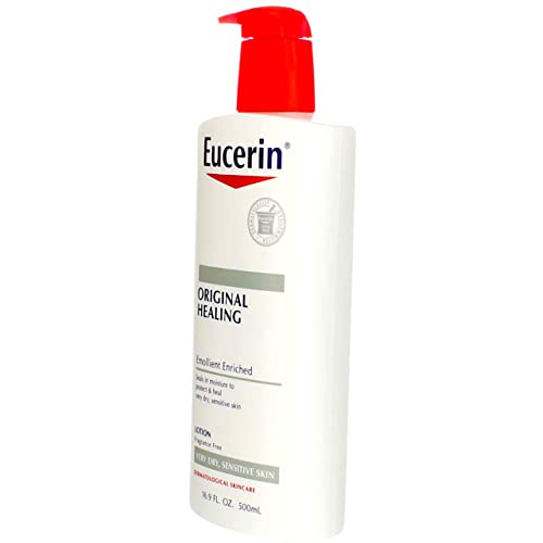 Eucerin Original Healing Lotion Fragrance Free Rich for Extremely Dry Skin, 8.4 oz (Pack of 3) S474