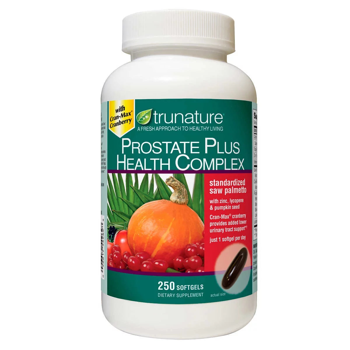 Trunature Prostate Plus Health Complex, 250 Softgels M859