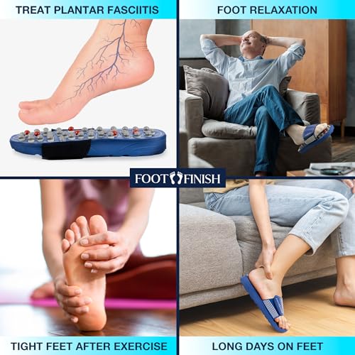 LOVE, LORI Plantar Fasciitis Acupressure Slippers Reflexology Foot Massager W7102