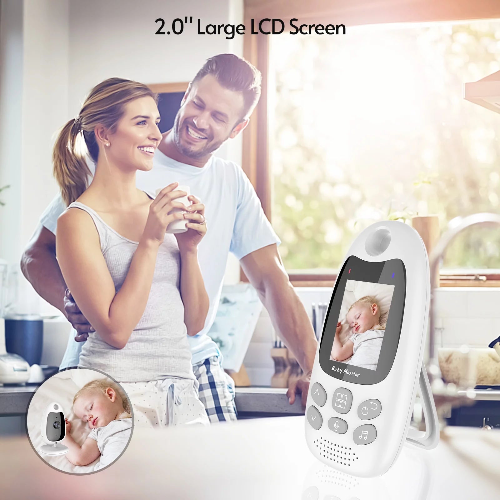2.0" LCD Wireless Digital Video Monitor with Music D21421