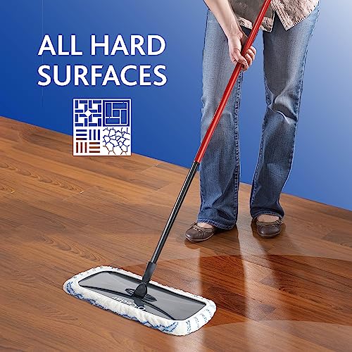 O-Cedar Hardwood Floor 'N More Microfiber Mop, White M49212