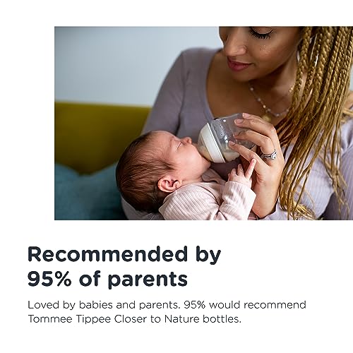 Tommee Tippee Closer to Nature Baby Bottle 9oz with Anti-Colic Valve S365