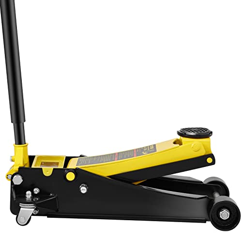 VEVOR 4 Ton Low Profile Steel Racing Floor Jack with Dual Pistons P580979