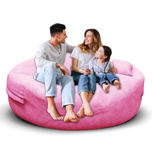 Bean Bag Chair for Adults 3FT, Soft Removable Cover, Light Gray M535251