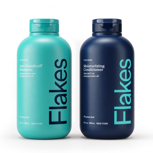 Flakes Anti Dandruff Shampoo & Conditioner for Dry & Flaky Scalp, 9 fl oz