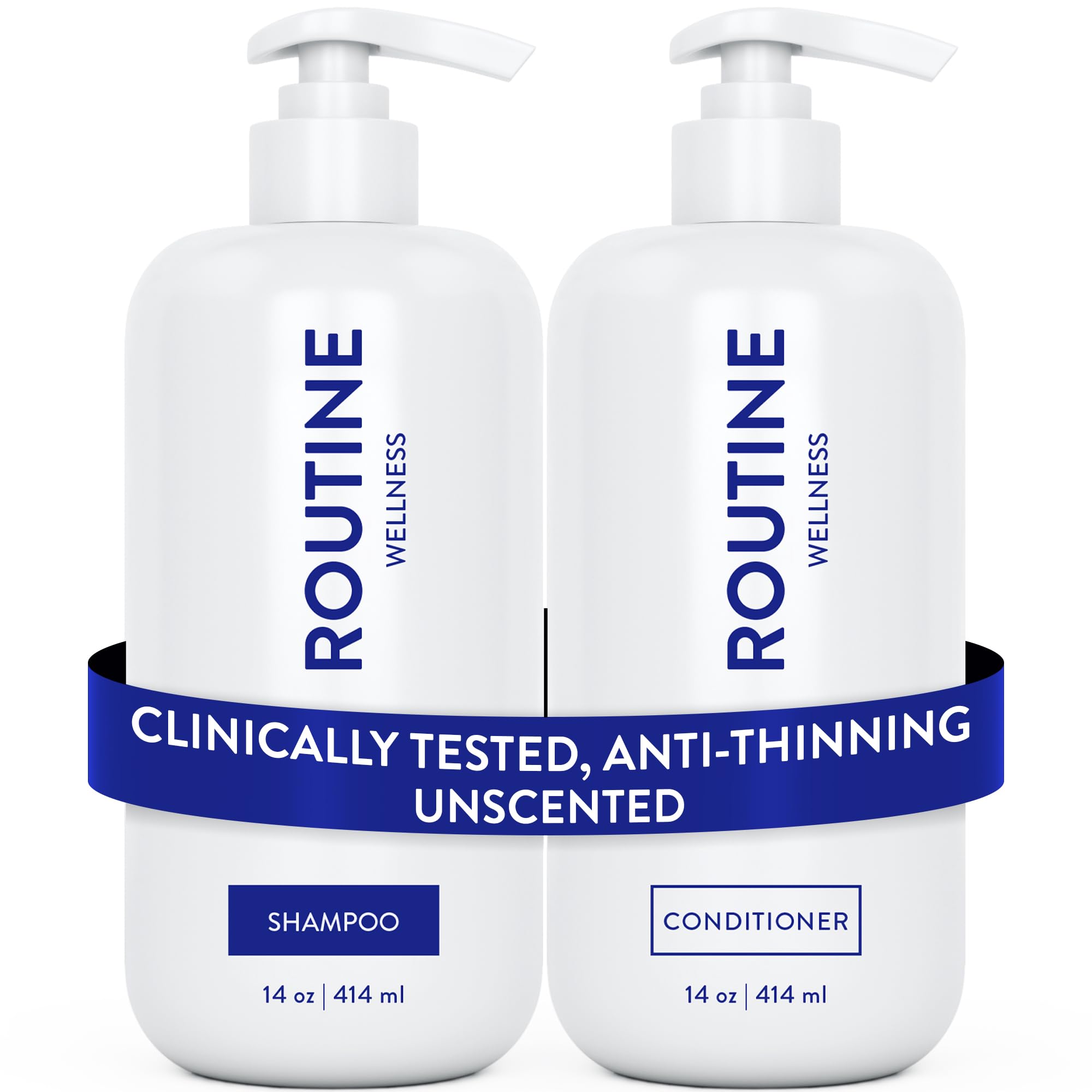 Routine Wellness Anti-Thinning Shampoo & Conditioner - Unscented