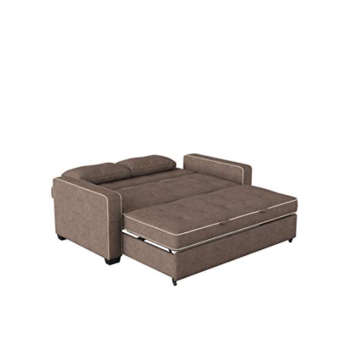 Serta Ainsley Convertible Sleeper Sofa Queen Size Navy Velvet V951