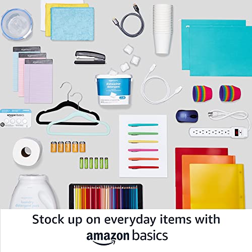 Amazon Basics 5-Shelf Adjustable Steel Wire Rack Storage Shelving, Chrome H984310
