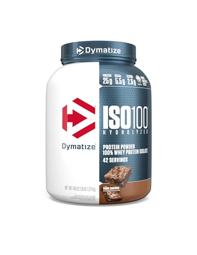 Dymatize ISO100 Whey Protein Powder, Cookies & Cream, 20 Servings E355002