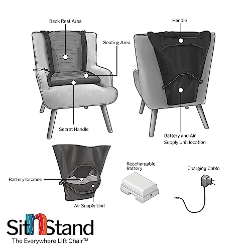 Compact Portable Smart Rising Seat for Seniors - 400lb Capacity U116