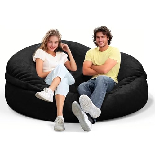 Bean Bag Chair for Adults 3FT, Soft Removable Cover, Light Gray M535251