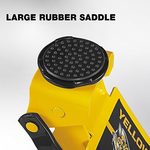 YELLOW JACKET 2.5 Ton Trolley Jack with Carrying Case, 5500 lb Capacity N593266