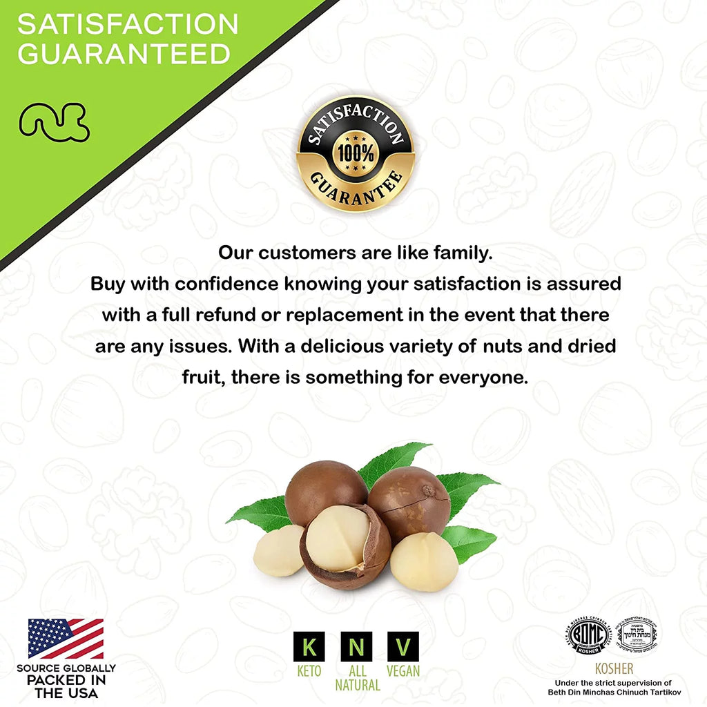 Macadamia Nuts Freshly Roasted & Salted 16oz by Nut Cravings X70886