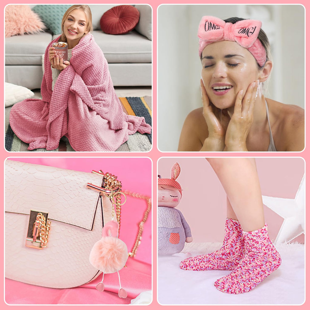 Pink Gift Box for Women Self Care Birthday Care Package D35382