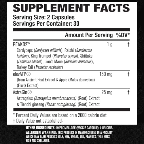 Jacked Factory Build-XT Daily Muscle Builder Supplement - 60 Veggie Pills C560