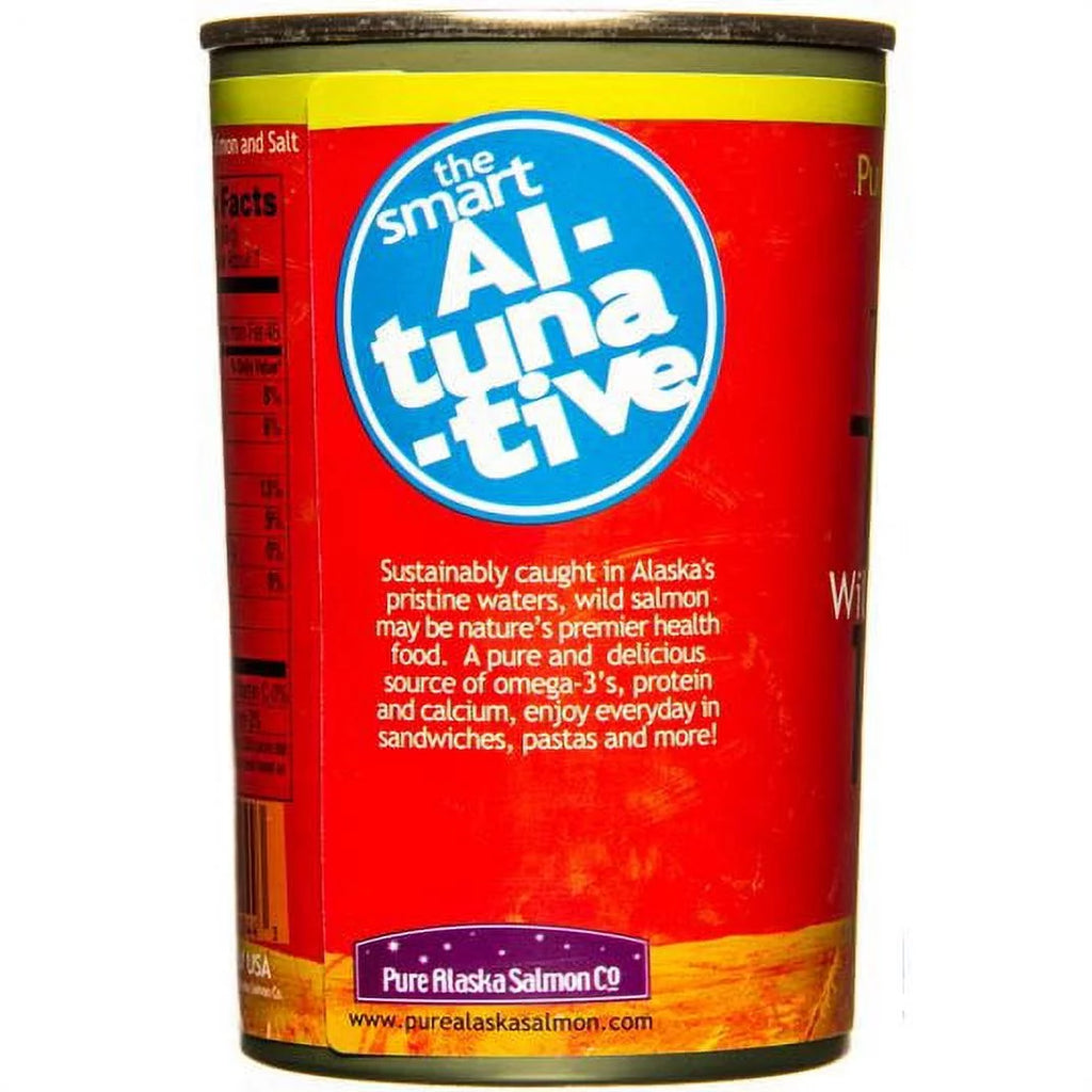 Pure Alaska Think Pink Wild Pink Salmon Big Can 14.75 oz Q137460