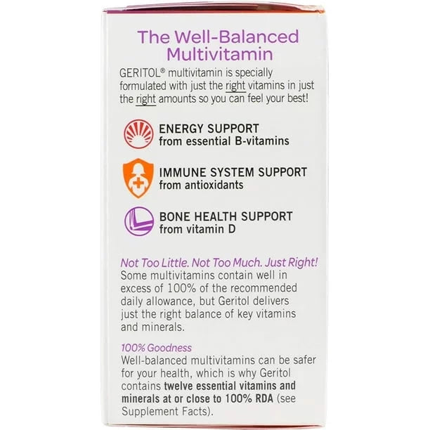 Geritol Complete Tablets 100 Count (Pack of 4) B371