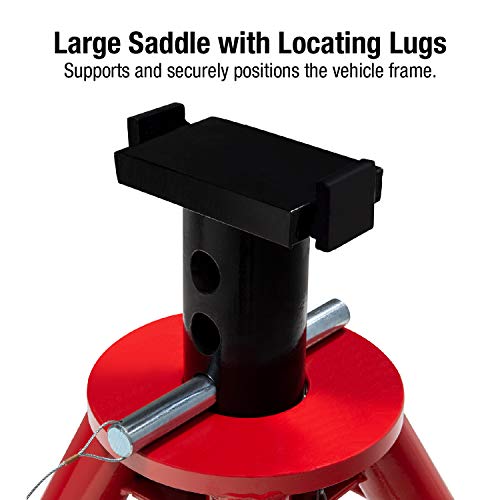 Sunex 1410 10-Ton Pin Type Jack Stands, Pair R896444