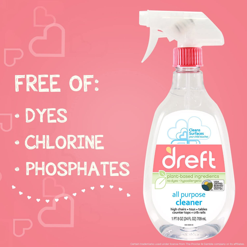 Dreft All Purpose Cleaner, 22 oz, Pack of 3 V284