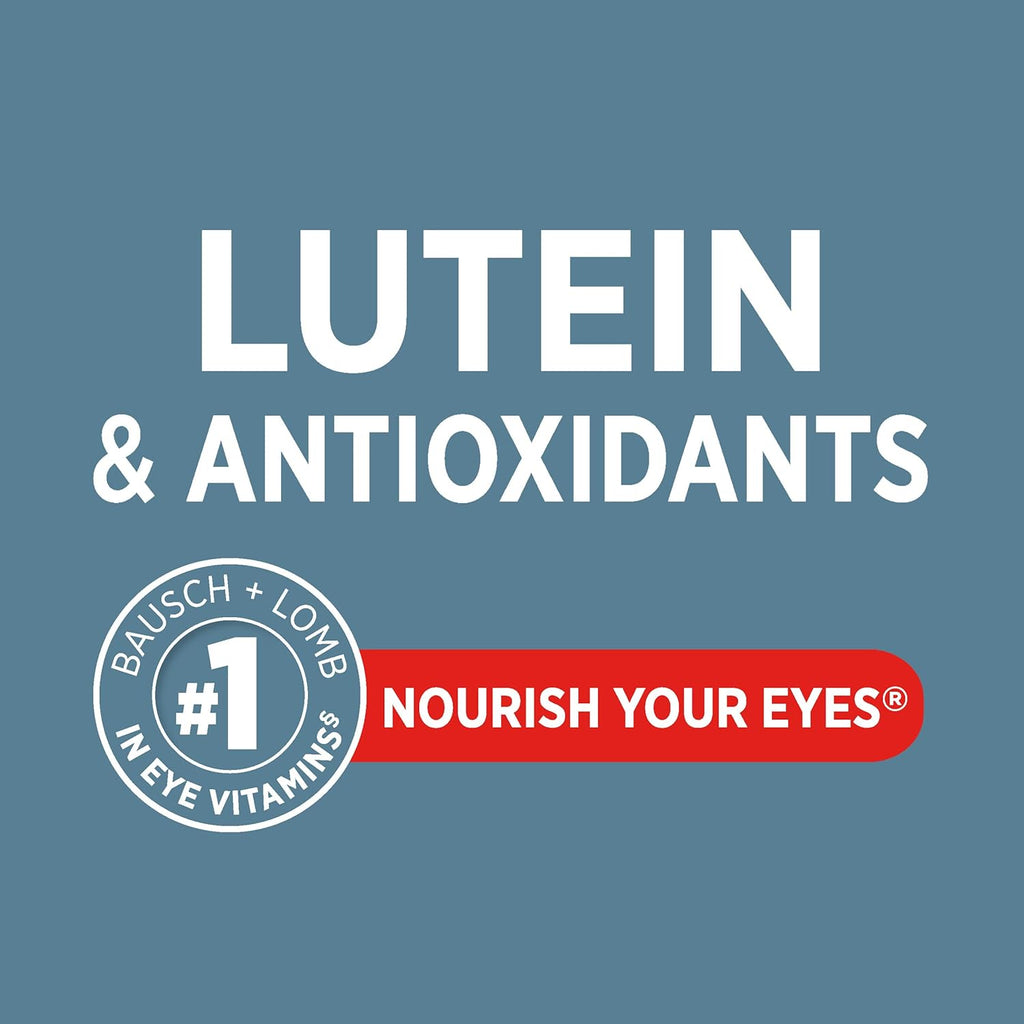 Ocuvite Eye Vitamin & Mineral Supplement with Lutein by Bausch + Lomb, 120 Count (Pack of 2) T88923