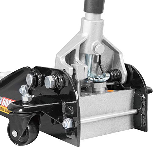 Torin T83505W BlackJack Hydraulic Low Profile Steel Racing Floor Jack, 3 Ton Capacity U93889
