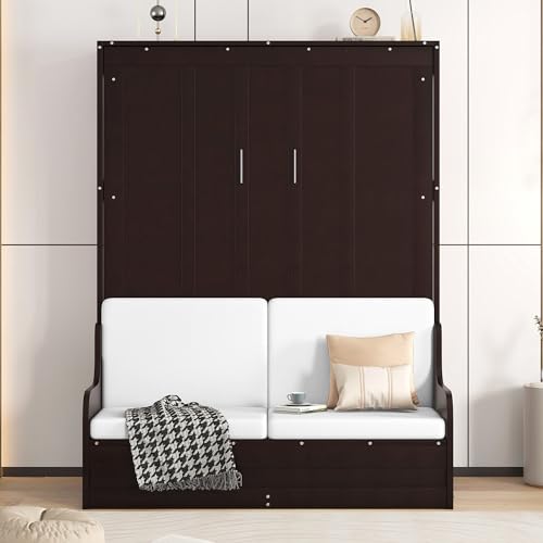 Ball & Cast Murphy Bed Queen Size with Cushion, White B692
