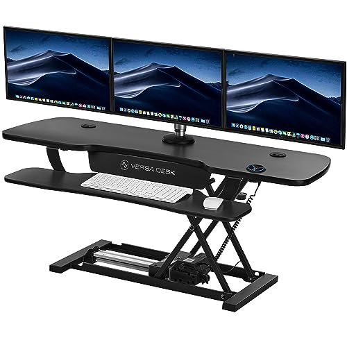 VERSADESK PowerPro™ 36 Inch Electric Standing Desk Converter, Black H627