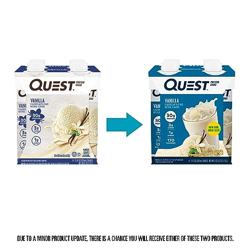Quest Nutrition Salted Caramel Protein Shake, 30g Protein, 11 fl oz, 12 Pack C47408