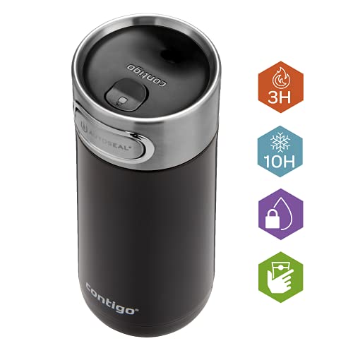 Contigo Luxe Autoseal Travel Mug, Stainless Steel, 360 ml Q8793
