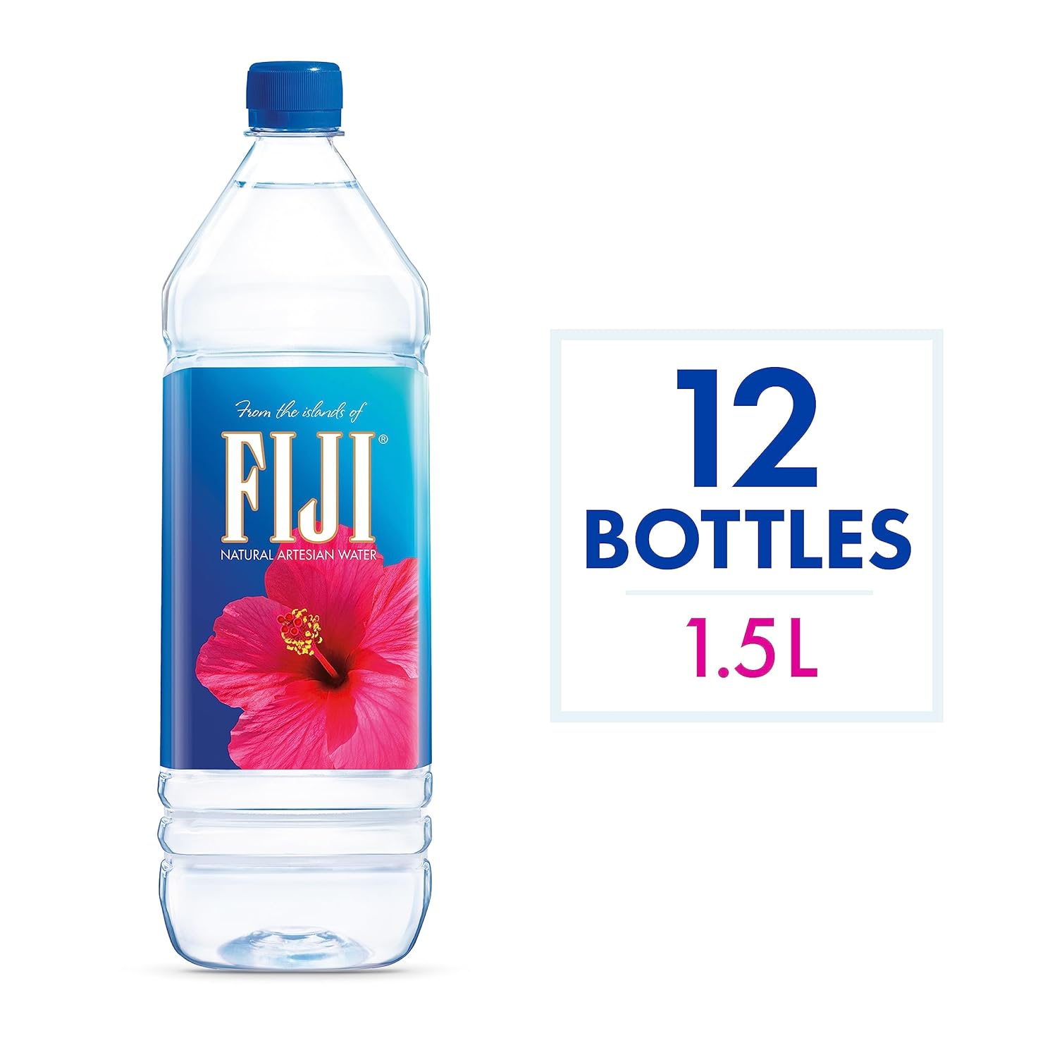 FIJI Natural Artesian Bottled Water 1.5L (Pack of 12) A421167
