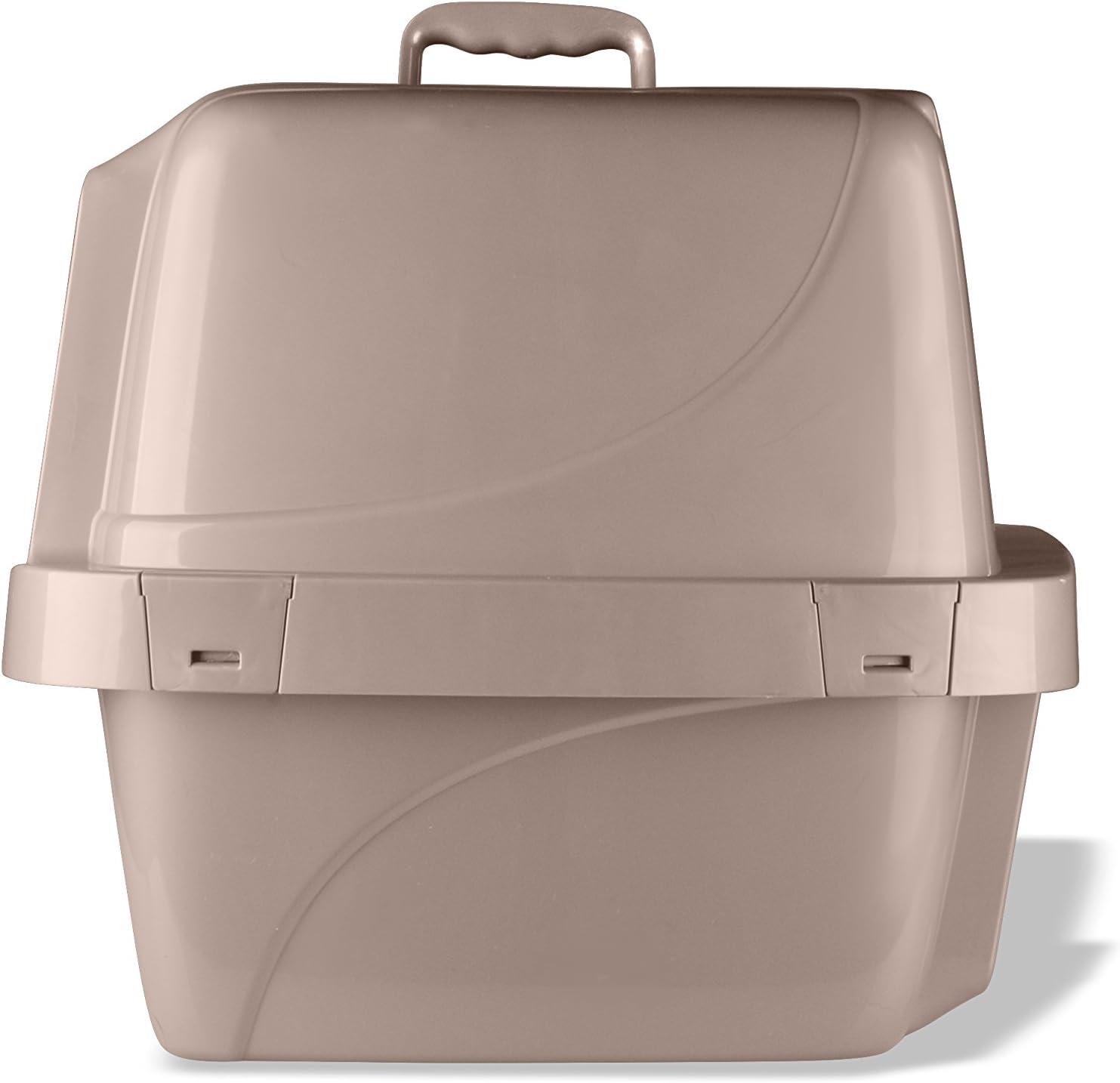 Van Ness Pets Odor Control Large Enclosed Sifting Cat Pan, Beige Q11731