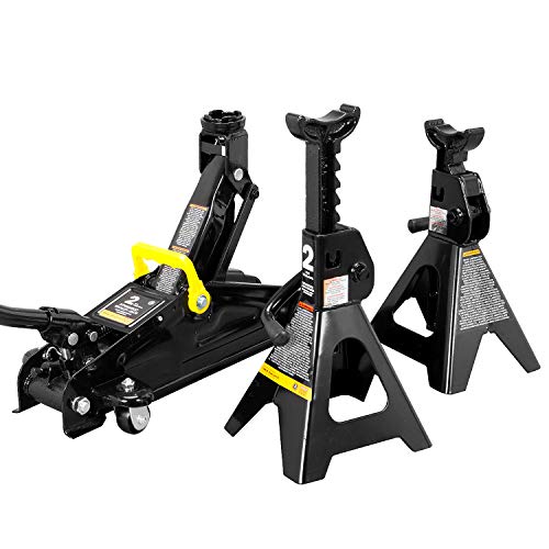 BIG RED Torin Hydraulic Trolley Floor Jack with Storage Case, 1.5 Ton Capacity, Black J906585