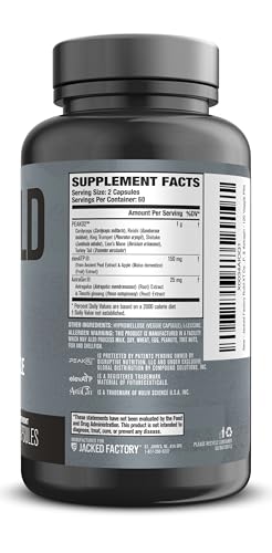 Jacked Factory Build-XT Daily Muscle Builder Supplement - 60 Veggie Pills C560