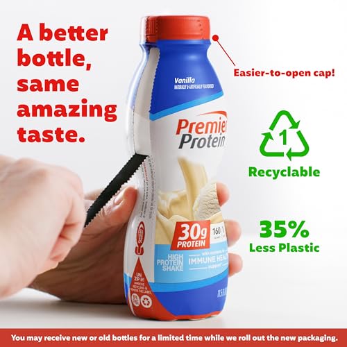 Premier Protein Shake Café Latte, 30g Protein, 11.5 fl oz, 12 Pack B4466