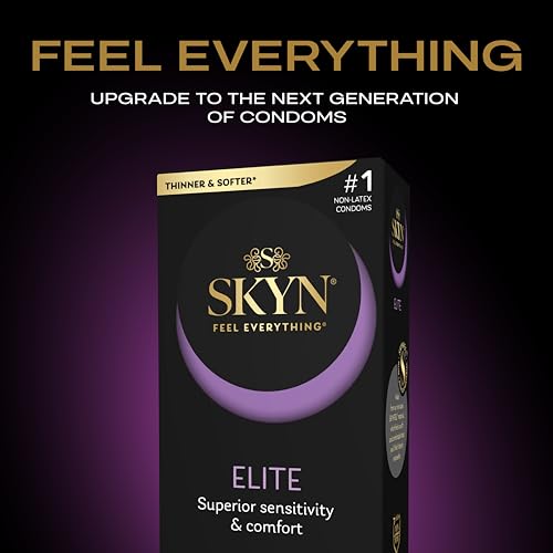 SKYN Elite Condoms, Ultra-Thin, Lubricated, Latex-Free, 36 Count V445