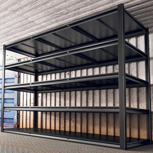 REIBII 60" W Garage Shelving 5-Tier Heavy Duty Metal Storage Shelves B60038