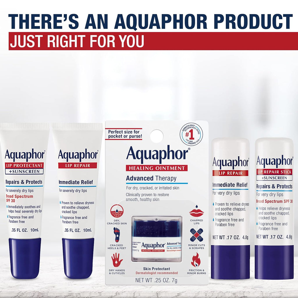 Aquaphor Lip Repair Stick with Sunscreen, 2 Count K653